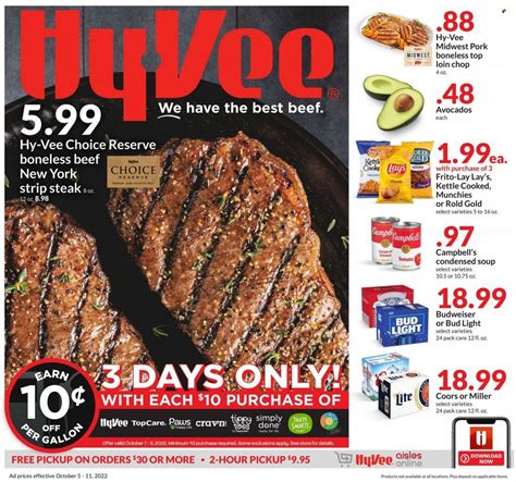 Sign up for your free Hy-Vee Fuel Saver Perks membership now to get instant access to exclusive savings. . Hy vee specials